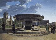 Johann Erdmann Hummel The Granite Bowl at the Lustgarten Berlin oil